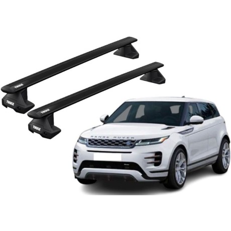 Barras THULE EVO WingBar para autos LAND ROVER Range Rover Evoque desde 2019 negro
