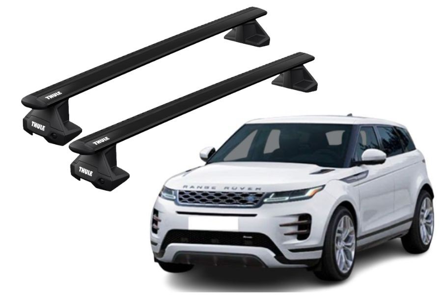 Barras THULE EVO WingBar para autos LAND ROVER Range Rover Evoque desde 2019 negro