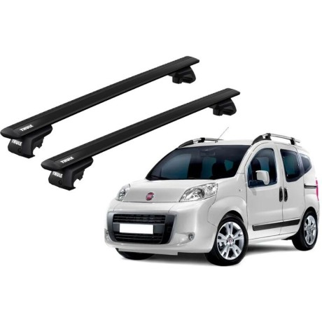 Barras THULE EVO WingBar para Van FIAT Fiorino desde 2008 - 2023 negro