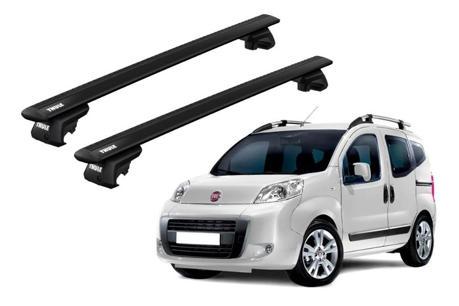 Barras THULE EVO WingBar para Van FIAT Fiorino desde 2008 - 2023 negro