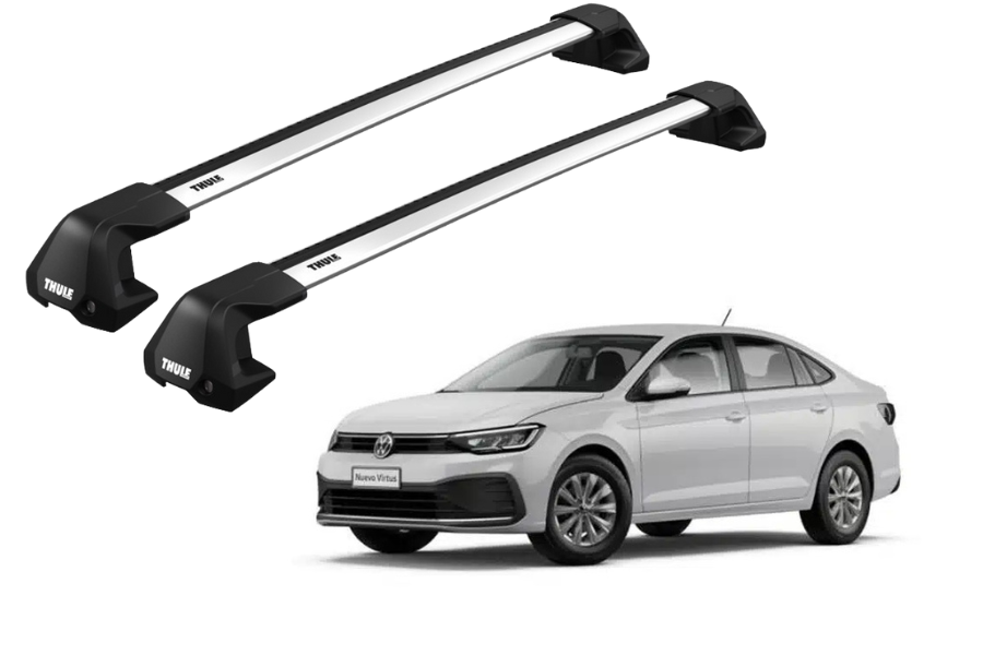 Barras THULE EDGE Flush para autos VOLKSWAGEN Virtus desde 2018