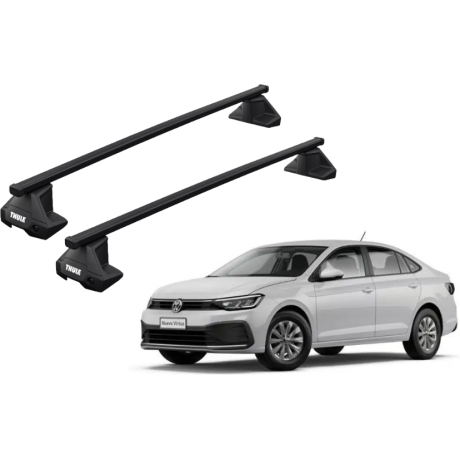 Barras THULE EVO SquareBar para autos VOLKSWAGEN Virtus desde 2018