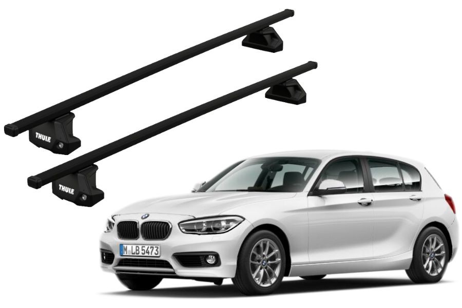 Barras THULE EVO SquareBar para autos BMW 1-series 2007 a 2011