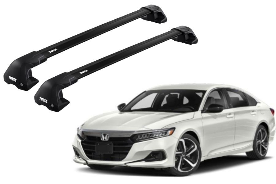 Barras THULE EDGE Flush para autos HONDA Accord desde 2018 - 2022 negro