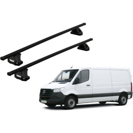 Barras THULE EVO SquareBar para Van MERCEDES BENZ Sprinter H2 desde 2006 - 2017