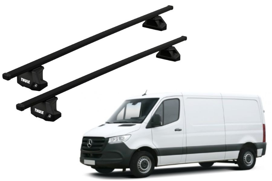 Barras THULE EVO SquareBar para Van MERCEDES BENZ Sprinter H2 desde 2006 - 2017