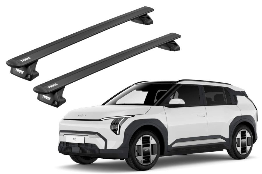Barras THULE EVO WingBar para autos KIA EV3 desde 2025 negro