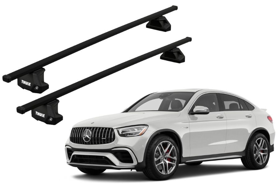 Barras THULE EVO SquareBar para autos MERCEDES BENZ GLC desde 2017 - 2023