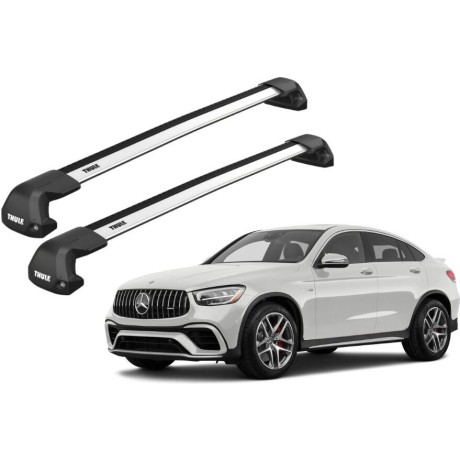 Barras THULE EDGE Flush para autos MERCEDES BENZ GLC desde 2017 - 2023