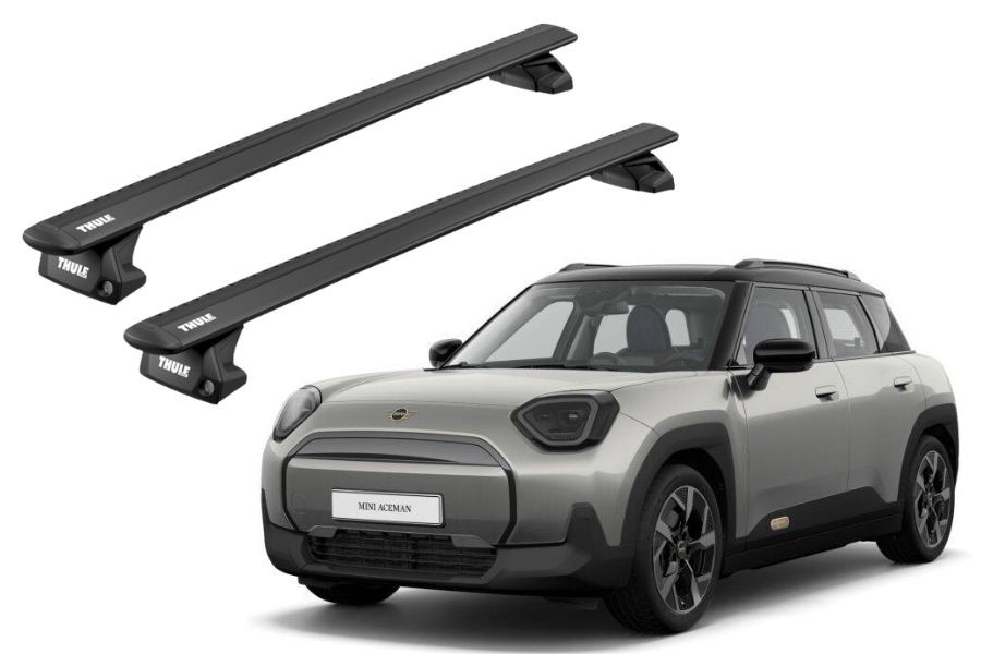 Barras THULE EVO WingBar para autos MINI Aceman desde 2024- negro
