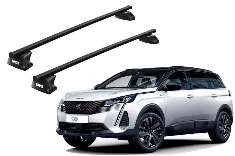 Barras THULE EVO SquareBar para autos PEUGEOT 5008 desde 2024-