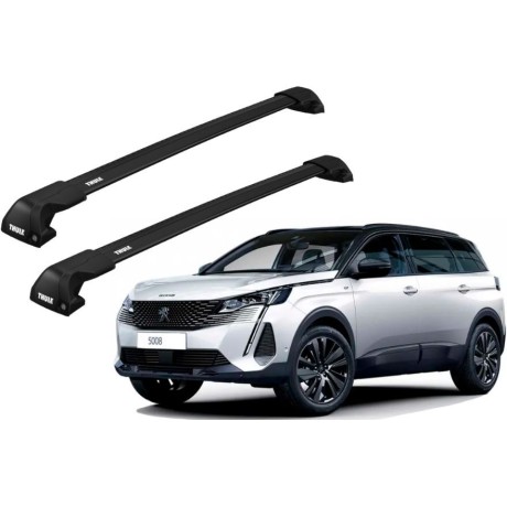 Barras THULE EDGE Flush para autos PEUGEOT 5008 desde 2024- negro