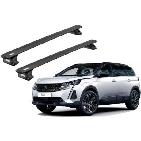 Barras THULE EVO WingBar para autos PEUGEOT 5008 desde 2024 negro