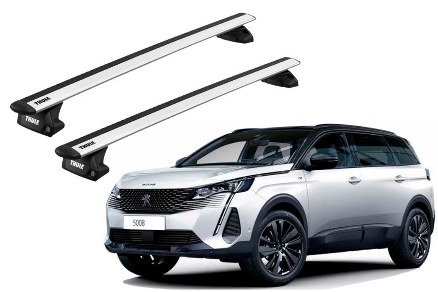 Barras THULE EVO WingBar para autos PEUGEOT 5008 desde 2024-