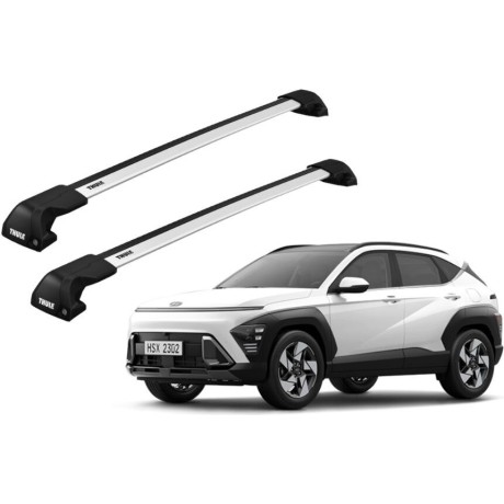 Barras THULE EDGE Flush para autos HYUNDAI Kona desde 2017 -  2023