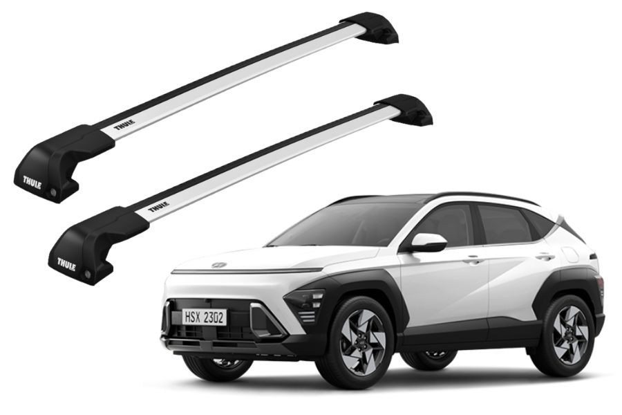 Barras THULE EDGE Flush para autos HYUNDAI Kona desde 2017 -  2023