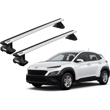 Barras THULE EVO WingBar para autos HYUNDAI Kona desde 2017 - 2023