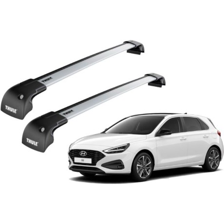 Barras THULE EDGE Flush para autos HYUNDAI i30 desde 2017 - 2020