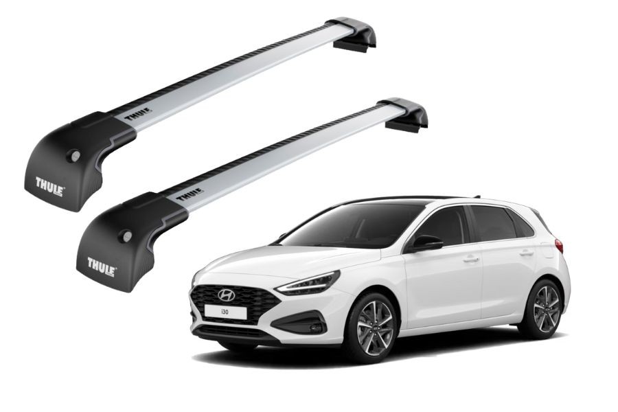 Barras THULE EDGE Flush para autos HYUNDAI i30 desde 2017 - 2020