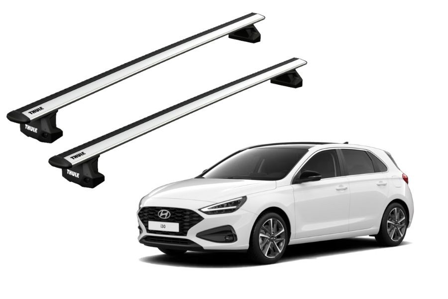 Barras THULE EVO WingBar para autos HYUNDAI i30 desde 2017 - 2020