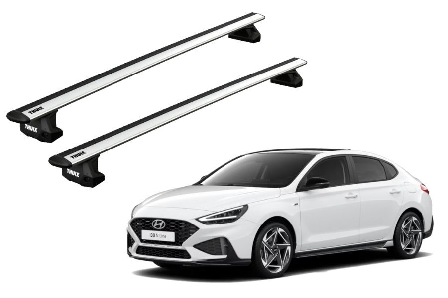 Barras THULE EVO WingBar para autos HYUNDAI i30 Fastback desde 2018 - 2020