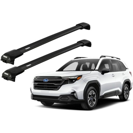 Barras THULE EDGE Flush para autos SUBARU Forester  desde 2025 negro-
