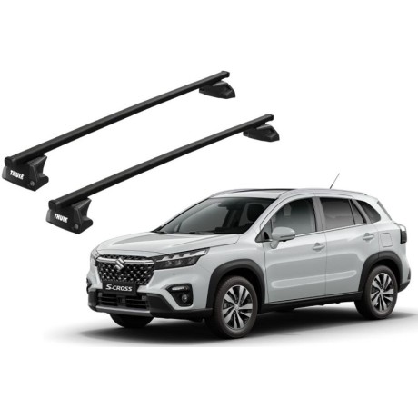Barras THULE EVO SquareBar para autos SUZUKI SX4 S-Cross desde 2021 - 2023
