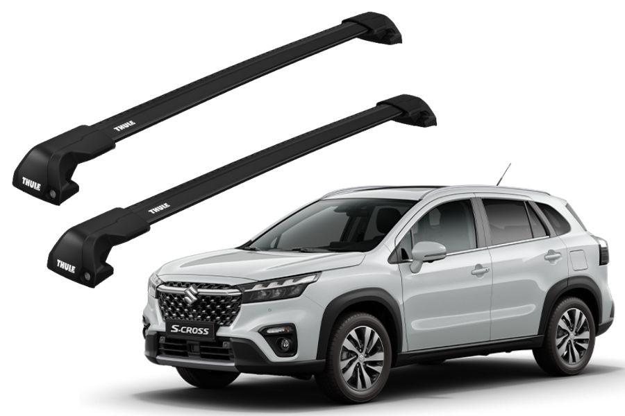 Barras THULE EDGE Flush para autos SUZUKI SX4 S-Cross desde 2021 - 2023 negro