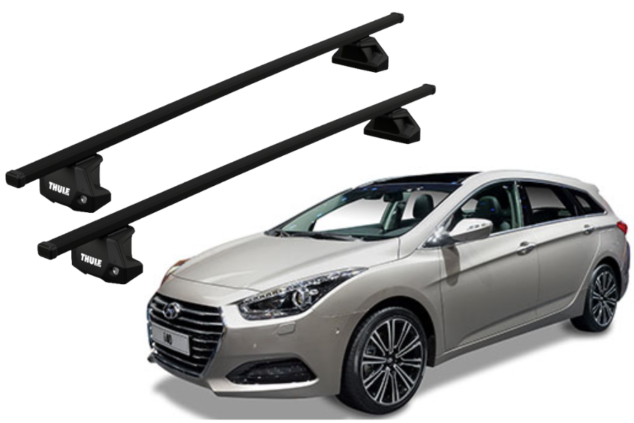 Barras THULE EVO SquareBar para autos HYUNDAI i40 desde 2011-2019