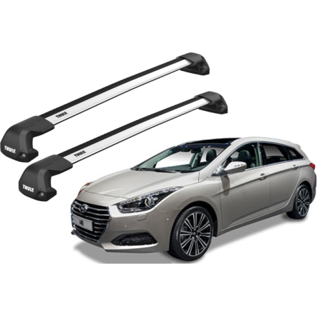 Barras THULE EDGE Flush para autos HYUNDAI i40 desde 2011 - 2019