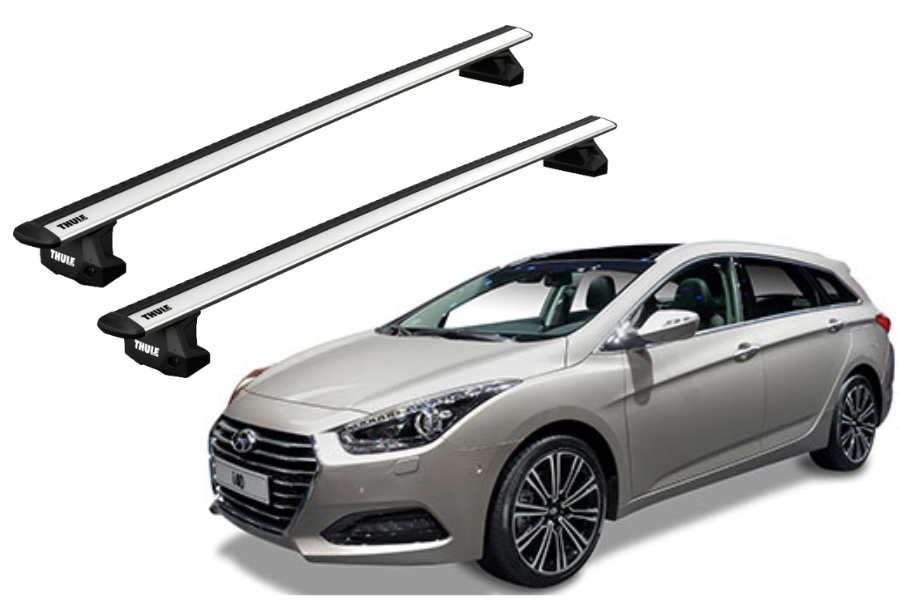 Barras THULE EVO WingBar para autos HYUNDAI i40 desde 2011-2019