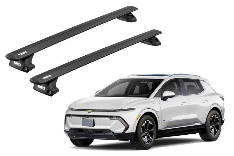Barras THULE EVO WingBar para autos CHEVROLET Equinox EV desde 2024 - negro