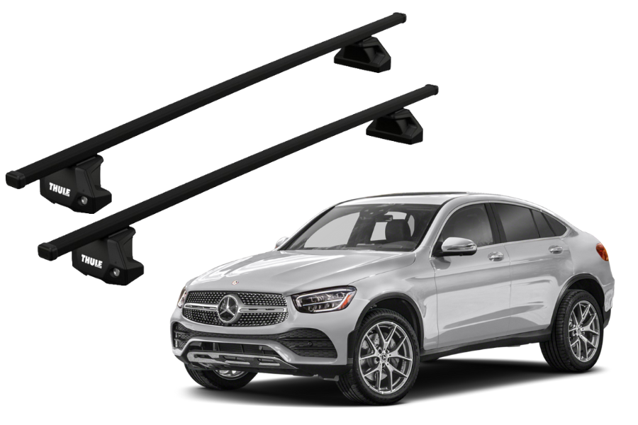 Barras THULE EVO SquareBar para autos MERCEDES BENZ GLC Coupé desde 2023 -