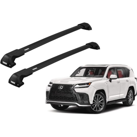 Barras THULE EDGE Flush para autos LEXUS LX desde 2022 negro