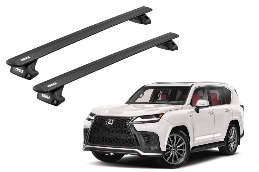 Barras THULE EVO WingBar para autos LEXUS LX desde 2022 negro