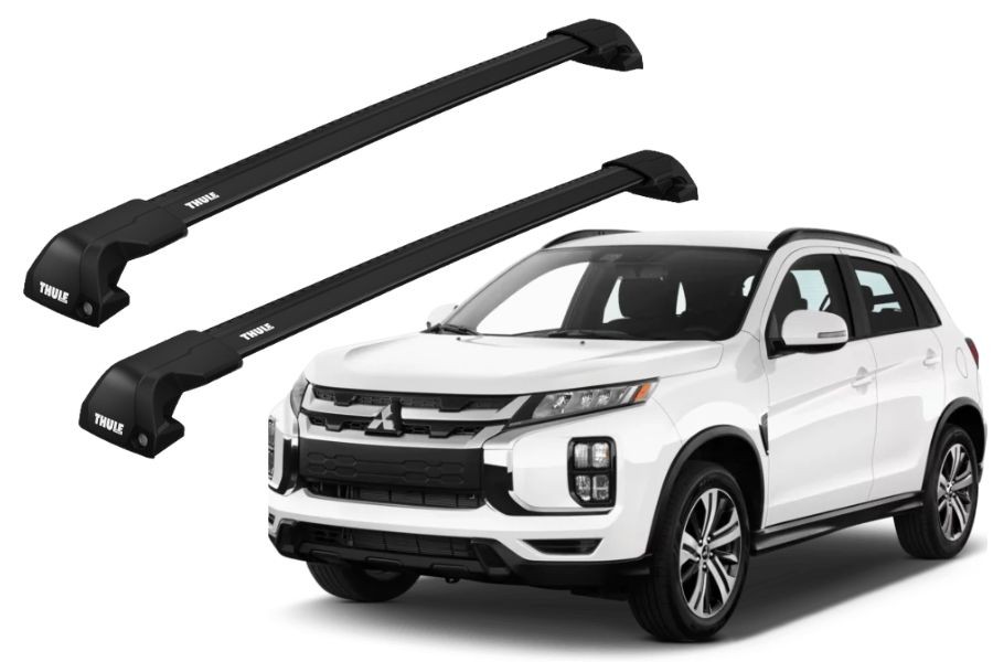 Barras THULE EDGE Flush para autos MITSUBISHI ASX desde 2021 - 2024 negro