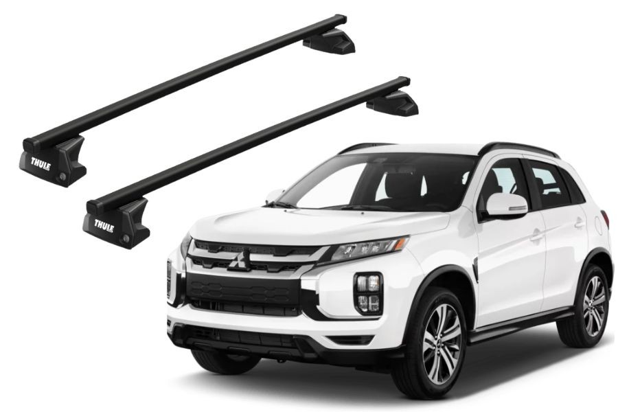 Barras THULE EVO SquareBar para autos MITSUBISHI ASX desde 2021 - 2024