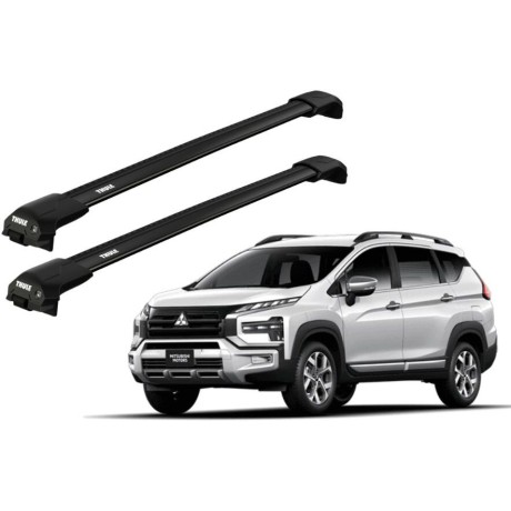 Barras THULE EDGE Flush para autos MITSUBISHI XPANDER CROSS desde 2019 - negro