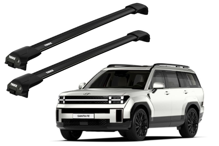 Barras THULE EDGE Flush para HYUNDAI SANTA FE desde 2024 negro