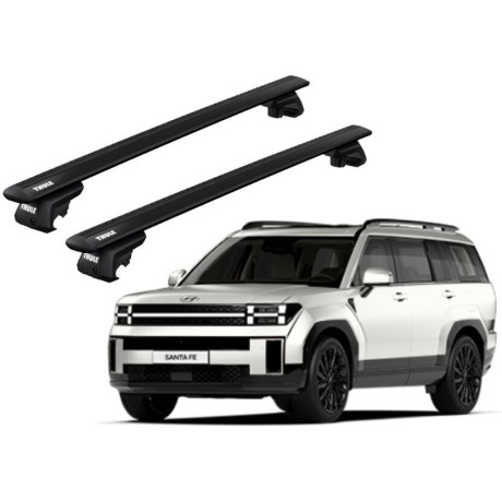 Barras THULE EVO WingBar para HYUNDAI SANTA FE desde 2024 negro