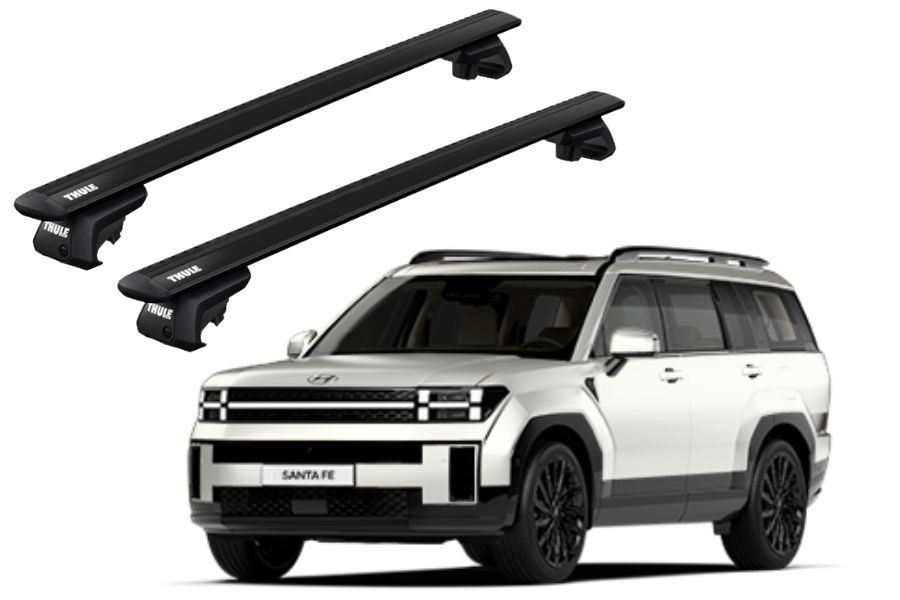 Barras THULE EVO WingBar para HYUNDAI SANTA FE desde 2024 negro