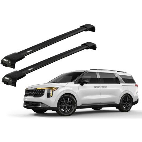 Barras THULE EDGE Flush para SUV KIA CARNIVAL desde 2022 negro