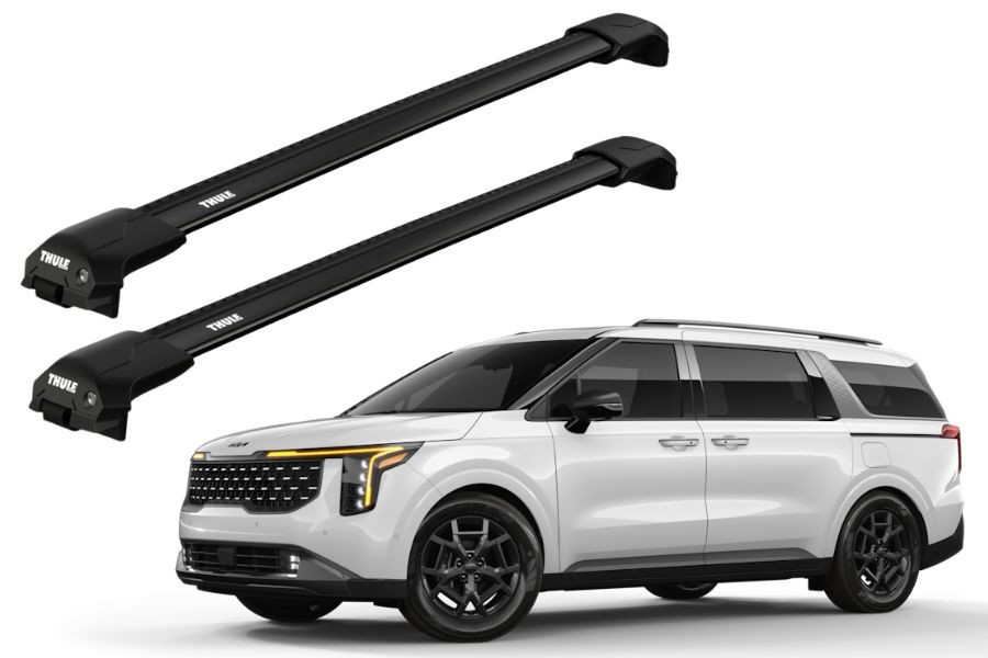 Barras THULE EDGE Flush para SUV KIA CARNIVAL desde 2022 negro