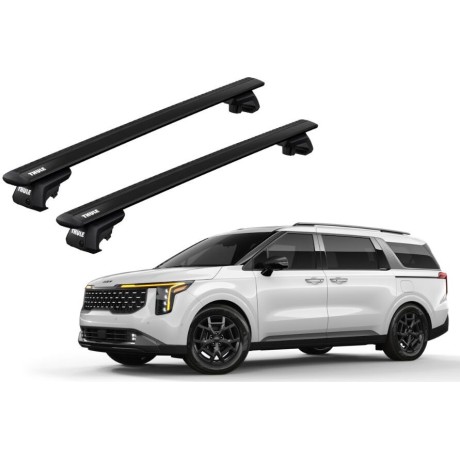 Barras THULE EVO WingBar para SUV KIA CARNIVAL desde 2022 negro