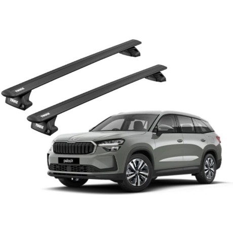 Barras THULE EVO WingBar para autos SKODA Kodiaq desde 2024 negro