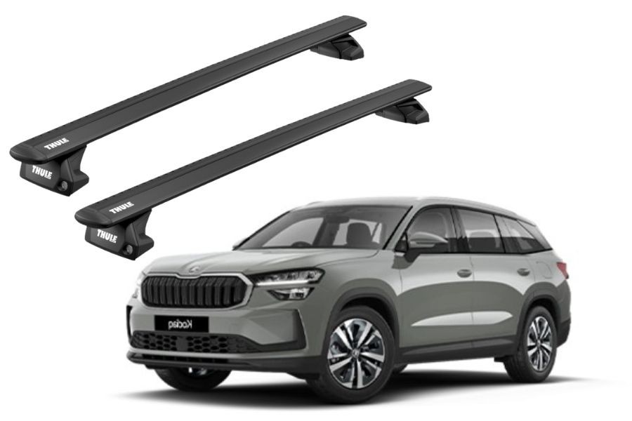 Barras THULE EVO WingBar para autos SKODA Kodiaq desde 2024 negro