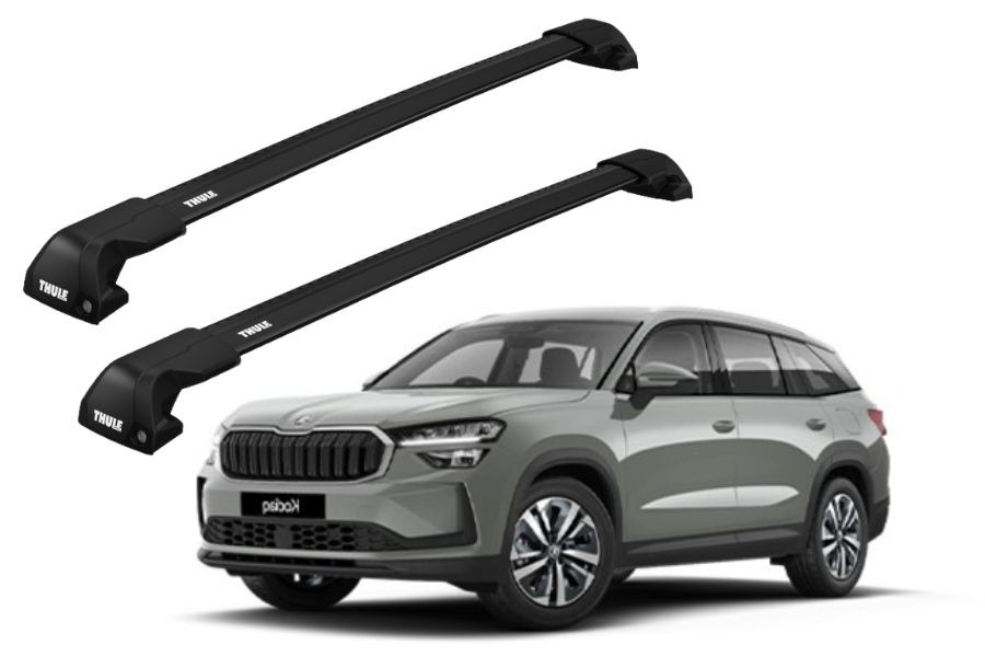 Barras THULE EDGE Flush para autos SKODA KODIAQ desde 2024- negro