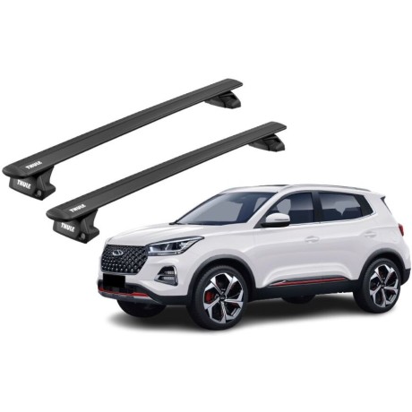 Barras THULE EVO WingBar para autos CHERY Tiggo 8 desde 2018 negro