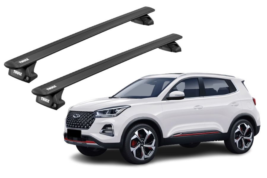 Barras THULE EVO WingBar para autos CHERY Tiggo 8 desde 2018 negro