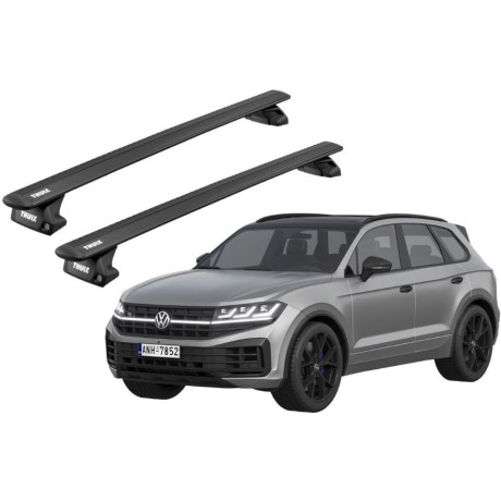 Barras THULE EVO WingBar para autos VOLKSWAGEN Touareg desde 2024 negro